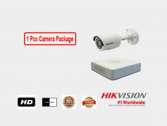 1 Pcs Hikvision 3 MP CCTV Camera Package with Color Day/Night and Audio