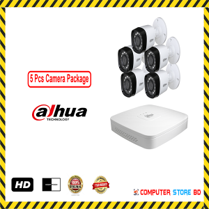 Dahua (5 Pcs CC Camera Package )