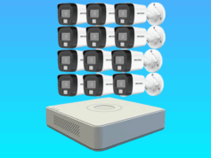 12 Pcs Hikvision 3 MP CCTV Camera Package with Color Day/Night and Audio