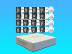 16 Pcs Hikvision 3 MP CCTV Camera Package with Color Day/Night and Audio