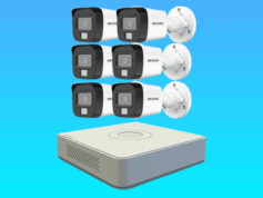 6 Pcs Hikvision 3 MP CCTV Camera Package with Color Day/Night and Audio